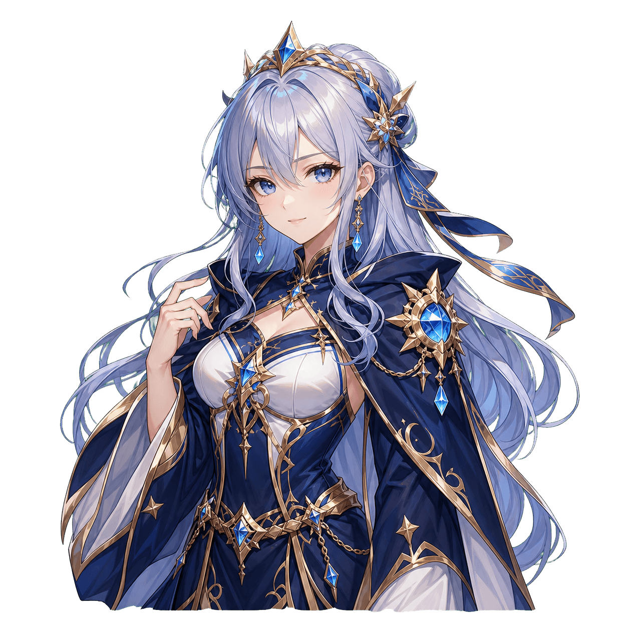 二次元水晶法师立绘